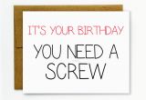 Perverted Birthday Cards Funny Birthday Card Happy Birthday Dirty Birthday Card