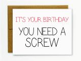 Perverted Birthday Cards Funny Birthday Card Happy Birthday Dirty Birthday Card