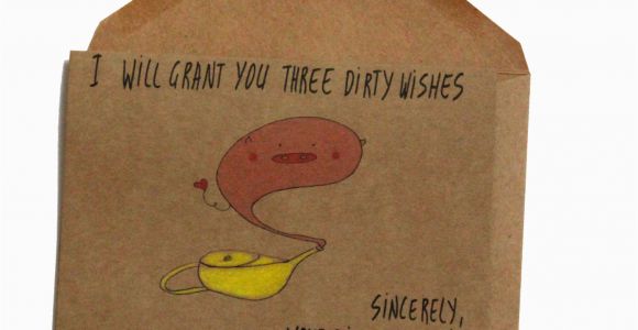 Perverted Birthday Cards Naughty Birthday Card Girlfriend Dirty Birthday Card