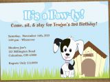 Pet Birthday Invitations Puppy Dog Birthday Party Diy Pet Adoption by