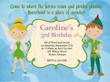 Peter Pan Birthday Invitations Peter Pan Birthday Party Invitations Dolanpedia