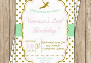 Peter Pan Birthday Invitations Peter Pan Inspired Dressy Birthday Party Diy Printable