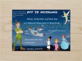 Peter Pan Birthday Invitations Peter Pan Invitation Peter Pan Birthday by Digitaldesignsbykay