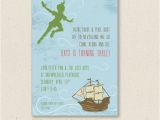 Peter Pan Birthday Invitations Peter Pan Invitations Printable or Printed by