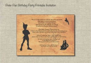 Peter Pan Birthday Invitations Unavailable Listing On Etsy