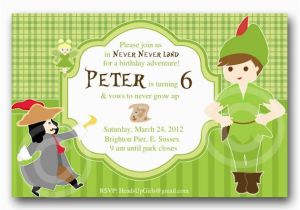 Peter Pan Birthday Party Invitations Free Printable Peter Pan Birthday Party Invitations