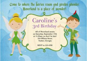 Peter Pan Birthday Party Invitations Peter Pan Birthday Party Invitation Ideas Bagvania Free