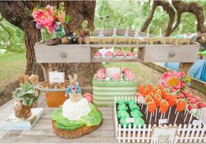 Peter Rabbit Birthday Decorations Dessert Table A Birthday Garden Party Starring Peter