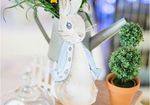 Peter Rabbit Birthday Decorations Kara 39 S Party Ideas Rabbit themed 1st Birthday Party Kara