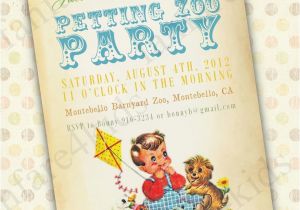 Petting Zoo Birthday Party Invitations 35 Best Images About Boy 39 S Birthday Invitations On Pinterest