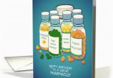 Pharmacist Birthday Card Happy Birthday to A Great Pharmacist Tablets Pills Card