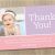 Photo Thank You Cards First Birthday Items Similar to Thank You Photo Card Baby Girl First
