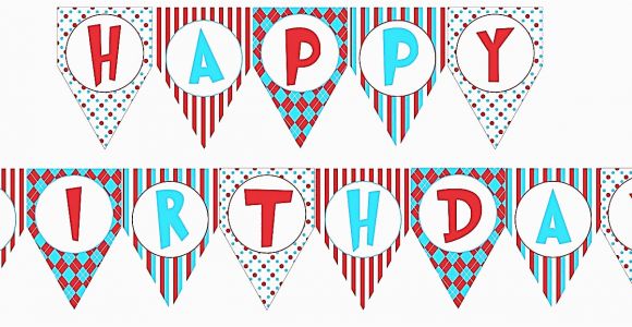 Photos Of Happy Birthday Banners Happy Birthday Banner Template Printable Vastuuonminun