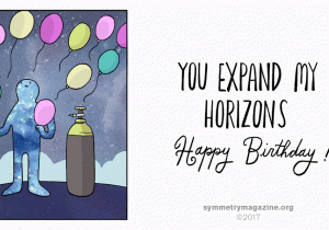 Physics Birthday Card Another Year Wiser Symmetry Magazine