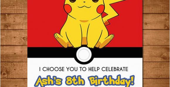 Pikachu Birthday Invitations Pokemon Birthday Party Printable Invitations Page Two