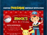 Pikachu Birthday Invitations Pokemon Party Invitation Pikachu Party Gamer 5×7
