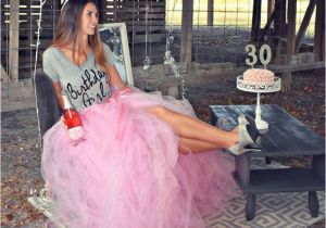 Pink 30th Birthday Decorations Rockabilly 2017 Pink Puffy Tulle Skirts for Pretty Lady