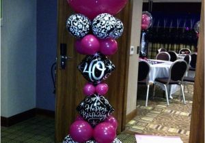 Pink 40th Birthday Decorations Damask Party 40th Birthday and Damasks On Pinterest