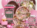 Pink Camo Birthday Decorations Pink Camo 1st Birthday Party Supplies