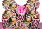 Pink Camo Birthday Decorations Pink Camo Deluxe Tableware Kit Serves 8 wholesale Party