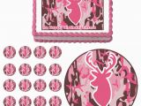 Pink Camo Birthday Decorations Pink Deer Camo Camouflage Edible Bachelorette Birthday