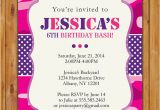 Pink Camo Birthday Invitations Hot Pink and Purple Camo Birthday Invitation Girls