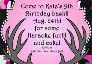 Pink Camo Birthday Invitations Pink Camo Birthday Party Invitation Jpeg 300 by