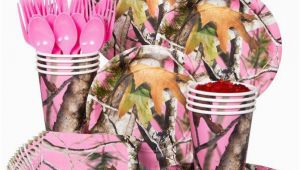 Pink Camo Birthday Party Decorations Pink Camo Party Standard Tableware Kit Serves 8
