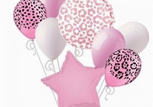 Pink Cheetah Print Birthday Decorations Amazon Com Sparkle Spa Lunch Napkins Plates Party Kit