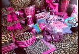 Pink Cheetah Print Birthday Decorations Hot Pink and Leopard Print Baby Shower I Want to Know