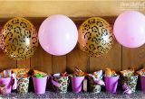 Pink Cheetah Print Birthday Decorations Super Simple Cheetah Birthday Party Ideas Overstuffed