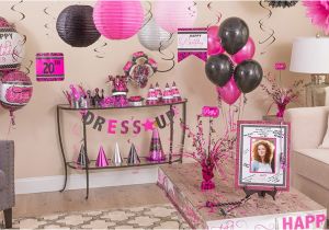 Pink Decorations for Birthday Parties Black Pink Birthday Party Supplies Party City