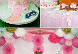 Pink Decorations for Birthday Parties Kara 39 S Party Ideas Pink Fairy Girl Woodland Tinkerbell