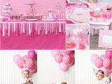 Pink Decorations for Birthday Parties Kara 39 S Party Ideas Pretty In Pink 1st Birthday Party