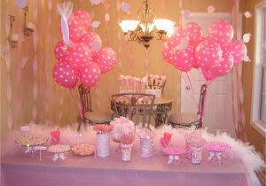 Pink Decorations for Birthday Parties Pink 1st Birthday Party Decorations Fun Food