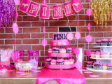 Pink Decorations for Birthday Parties Pink Vs Birthday Birthday Quot Aemilia 39 S 12th Pink Birthday