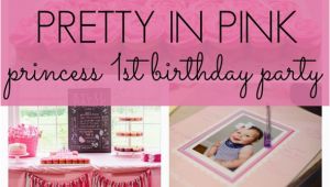 Pink Decorations for Birthday Parties Pretty In Pink First Birthday Party Pretty My Party