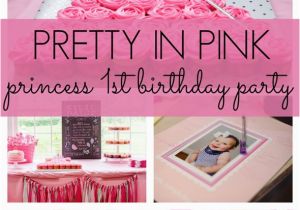 Pink Decorations for Birthday Parties Pretty In Pink First Birthday Party Pretty My Party