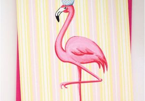 Pink Flamingo Birthday Cards 26 Best Images About Flamingo Cards On Pinterest