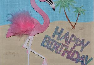 Pink Flamingo Birthday Cards Cricut Flamingo Birthday Card Just4crafters