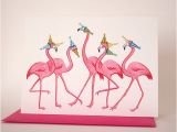 Pink Flamingo Birthday Cards Pink Flamingo Birthday Card 5 Flamingo Parade Flamingo