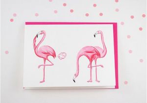 Pink Flamingo Birthday Cards Pink Flamingo Birthday Card Farting Flamingo Stinky Pink