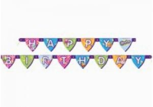 Pink Happy Birthday Banner Walmart Zebra Print Birthday Banner Walmart Com