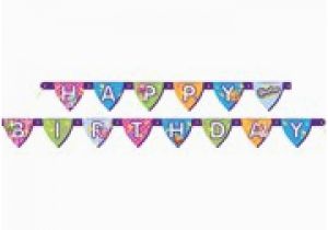 Pink Happy Birthday Banner Walmart Zebra Print Birthday Banner Walmart Com