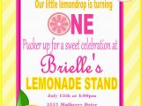 Pink Lemonade Birthday Invitations Pink Lemonade Birthday Invitation Pink Lemondade Birthday