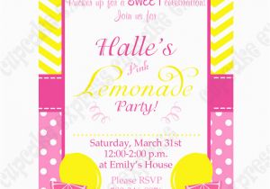 Pink Lemonade Birthday Invitations Pink Lemonade Printable Invitation 3 Diy
