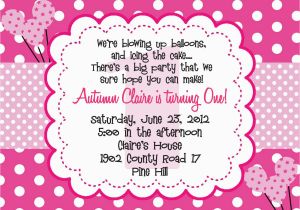 Pink Polka Dot Birthday Invitations Eat Drink Party In Pink Polka Dot Birthday by