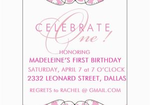 Pink Polka Dot Birthday Invitations First Birthday Pink Polkadot Invitations Paperstyle