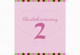 Pink Polka Dot Birthday Invitations Pink Polka Dot Postcard Birthday Party Invitation