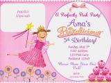 Pinkalicious Birthday Invitations Pinkalicious Birthday Invitation